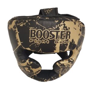 CHILD HELMET BOOSTER BLACK AND GOLD