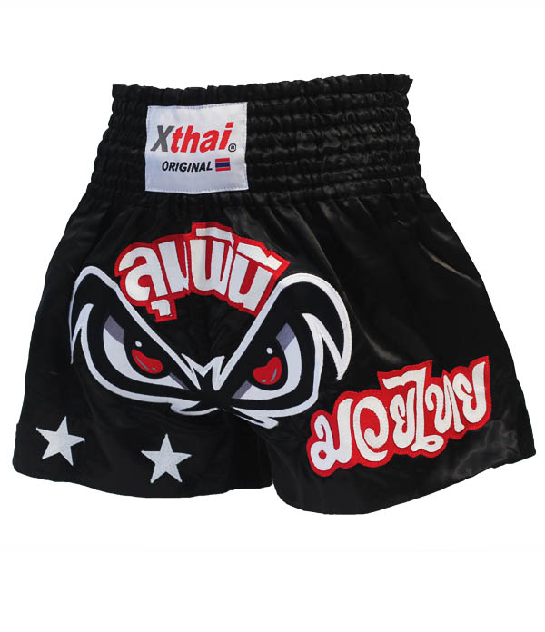 Xthai Thai Boxing Short Tribal Black