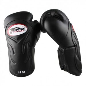 Twins DeLuxe Boxing Gloves Black