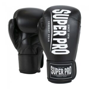 Gants de boxe SUPER PRO COMBAT noir