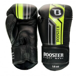 Boxing Gloves Leather BOOSTER BGL V9 black/neon