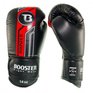 Boxing Gloves Leather BOOSTER BGL V9 black/red