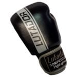 Boxing Gloves Twins Lutador Leather Black Grey 2