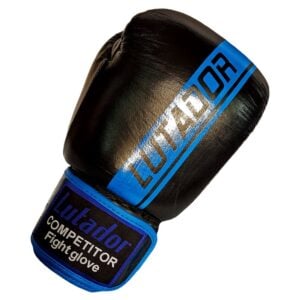 Leather boxing gloves LUTADOR blue