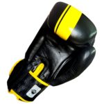 thumbnail_Boxing Gloves Twins Lutador Leather Black Yellow 3