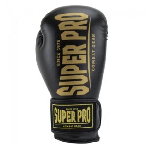 Gants de boxe SUPER PRO COMBAT noir/or