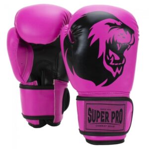 Gants de boxe SUPER PRO COMBAT pink lion