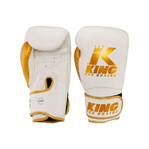 Gants de boxe King Star white gold