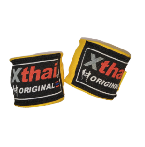 Bandages de boxe XTHAI jaune